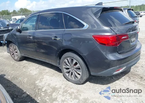 2015 Acura Mdx Technology Package из США, поврежденный, VIN 5FRYD3H43FB012359